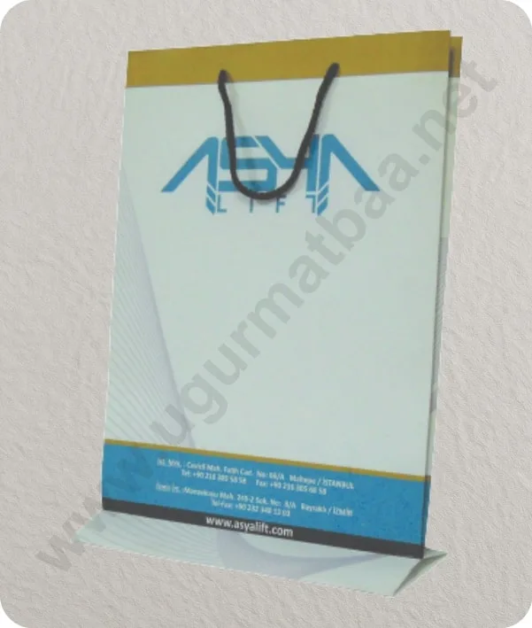 Baskılı Karton Alışveriş Çantası - Uğur Matbaa baskı örneği