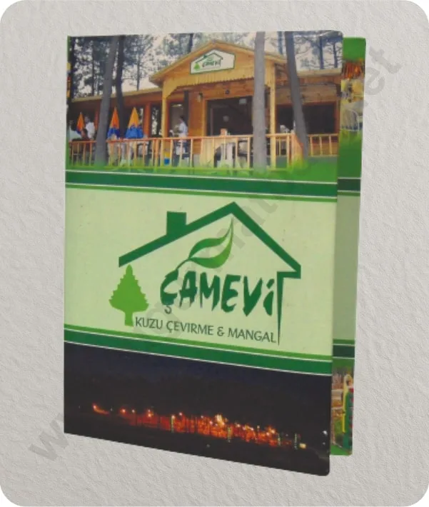 Restoran Menü Örneği - Uğur Matbaa baskı örneği