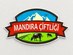 mandira ciftligi ozel kesim logo etiketi